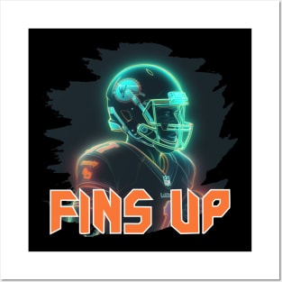 Fins up Posters and Art